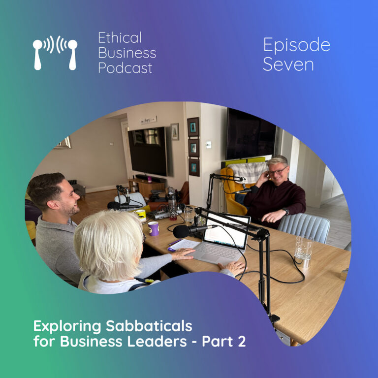 Image of guests and presenters for the Ethical Business Podcast titled Exploring Sabbaticals for Business Leaders: Part 2